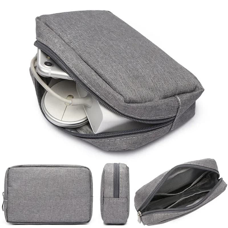 Organizzatori per la conservazione degli accessori digitali portatili, borsa organizer per documenti, auricolari, telefono, trucchi, mouse, cavi dati