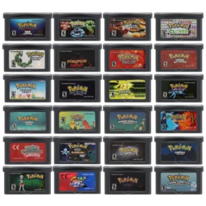 Cartuccia di gioco GBA serie Pokemon scheda Console per videogiochi a 32 Bit Red Chapter emon maledito smeraldo rassodato per GBA NDS