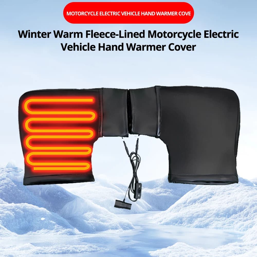 Guanti invernali per manubrio moto Guanti scaldini Manopole impermeabili Copri maniglia Scaldamani Guanti per attrezzatura da equitazione per moto