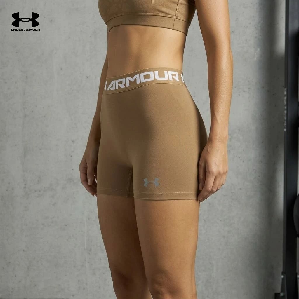 NEW Under Armour Women Compression Shorts High Elastic Yoga Leggings Gym Fitness Running Speed Dry 3 Inch Athletic Training