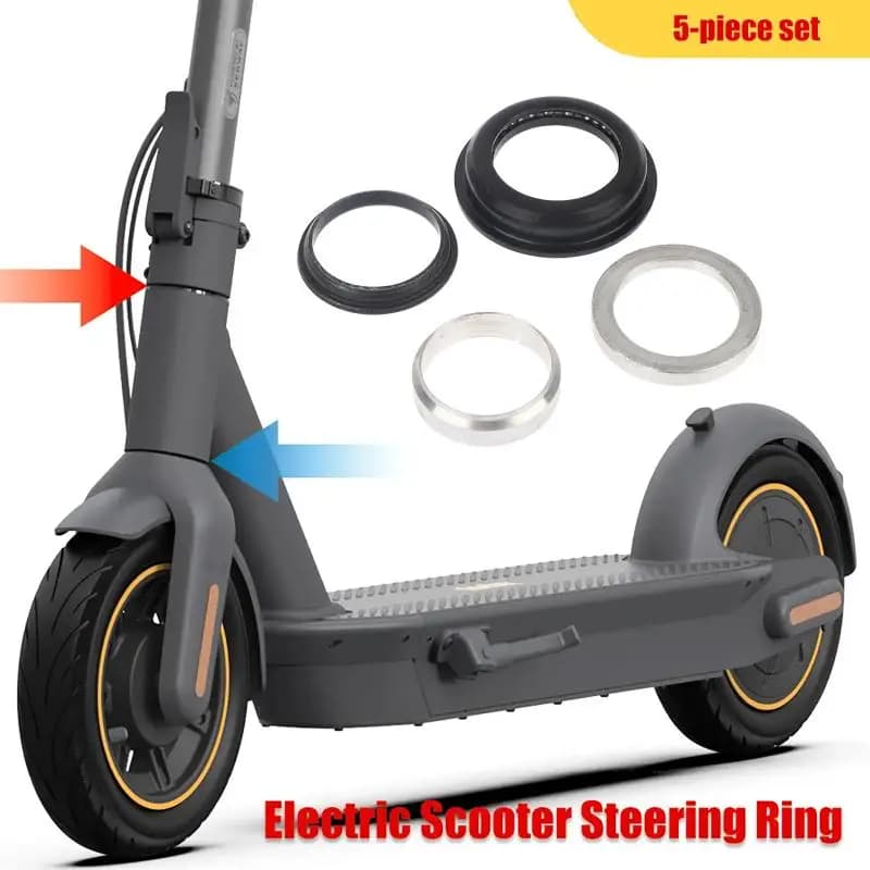 Ninebot MAX G30 Electric Scooter Front Fork Bearing Rotating Part Set 1 2 5Pcs Comfortable Riding Upgrade DIY Fix Parts