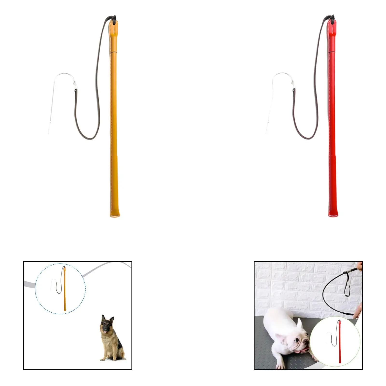 Frusta per Addestramento Cani in Pelle PU, Strumento Professionale per Disciplina e Esercizio Interattivo, per Addestramento Senza Pressione con Pettorina
