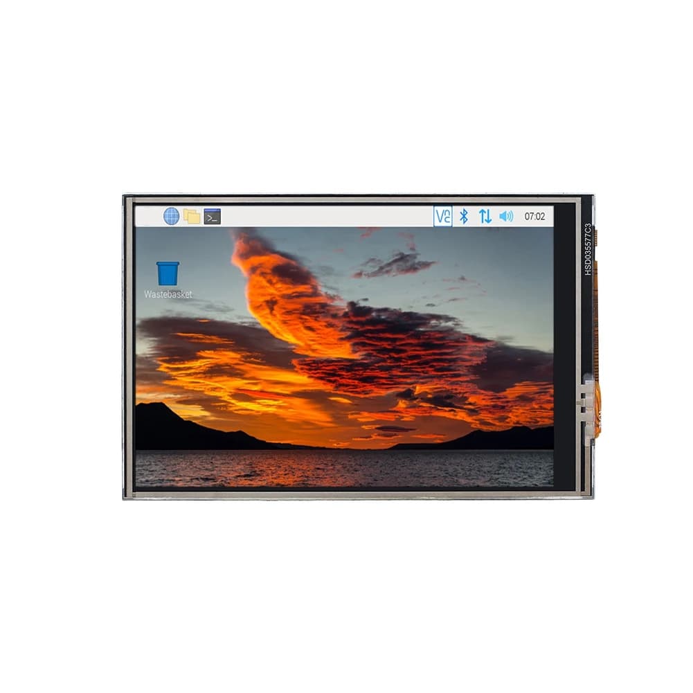 New! 3.5-inch TFT LCD Display Module with Touch Screen for Raspberry Pi 5, Rpi 4B, 3B+, 3B Zero, 480x320 Resolution, SPI 50 F Interface
