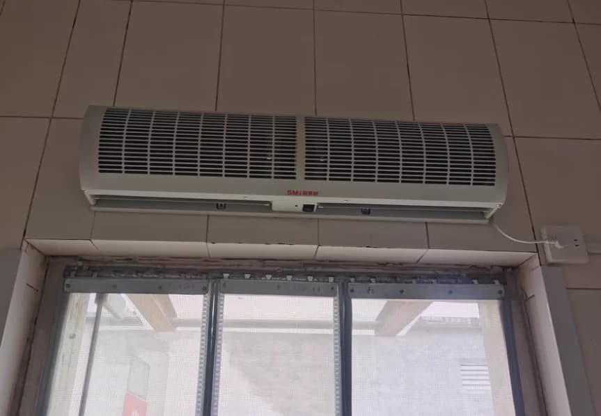 Air Barriers for commercial center doors, latest generation design, BSSC centrifuges