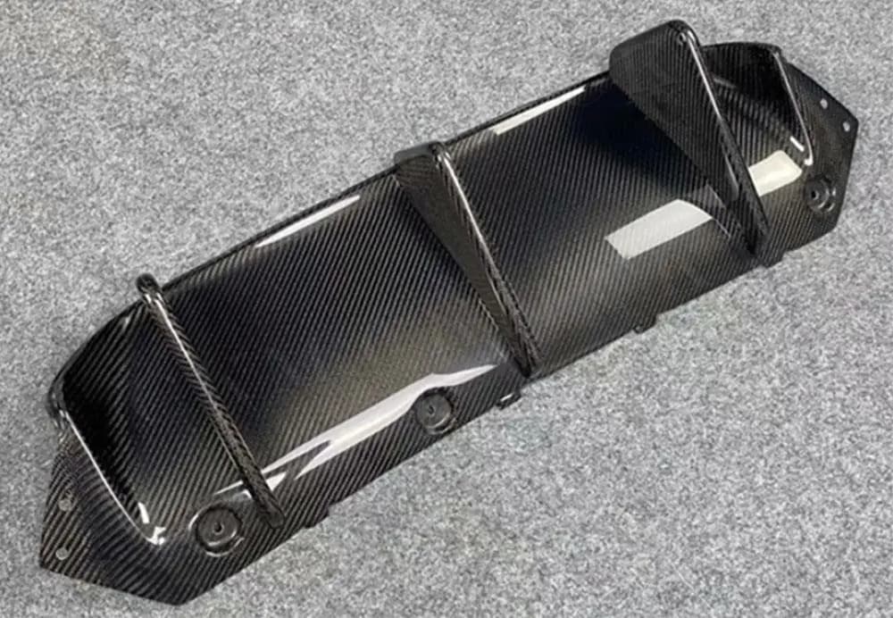 Dry Carbon Fiber Rear Bumper Lip Diffuser Extension Covers for BMW 5 Series F90 M5 2017 2018 2019 Back Diffuser Guard