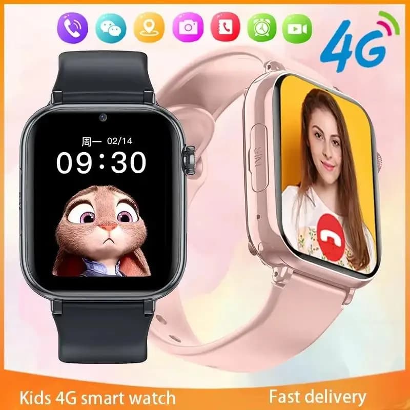 LT38 4G Astuto Della Vigilanza Per Bambini LBS WIFI Videochiamata SOS IP67 Impermeabile Bambino Smartwatch Telecamera Monitor Tracker Posizione Orologio Del Telefono