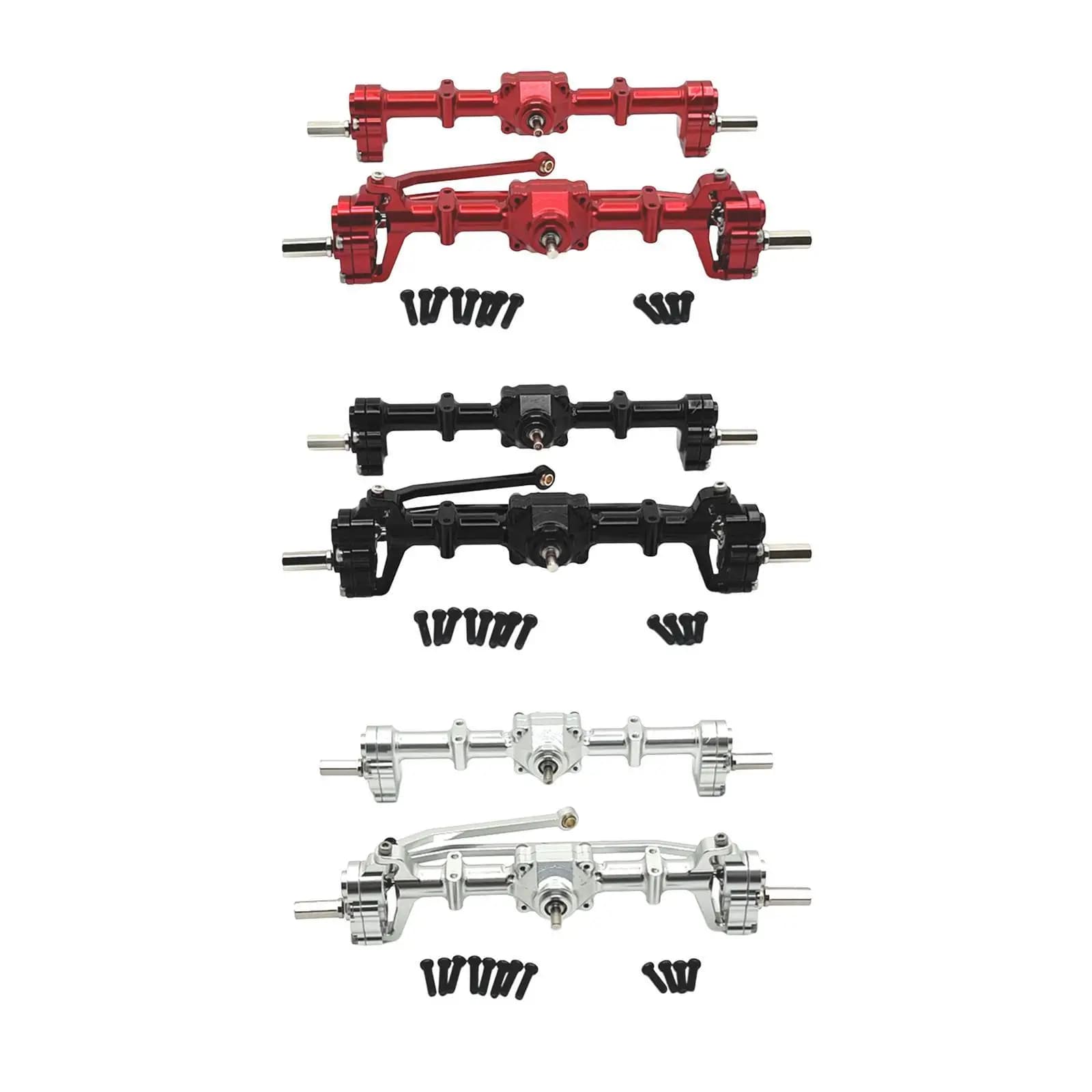 Alloggiamento dell'asse anteriore posteriore robusto per MN78 scala 1/12 RC Hobby Car fai da te modificato