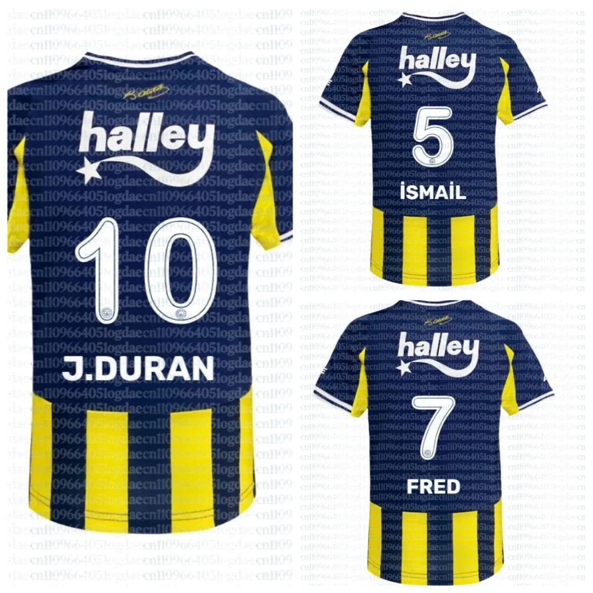 Football jerseys Fenerbahçe SK 25-26 Home and Away, T-shirt Sportiva a Maniche Corte con Stampa 3D, Model for Adults and Children