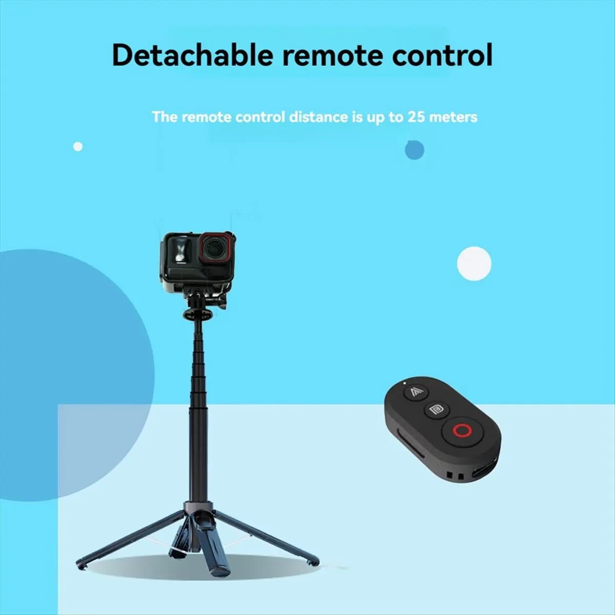 Mini selfie stick con asta di prolunga per telecomando wireless per telefono/X5/X4/X3/ 13 12 Action Camera