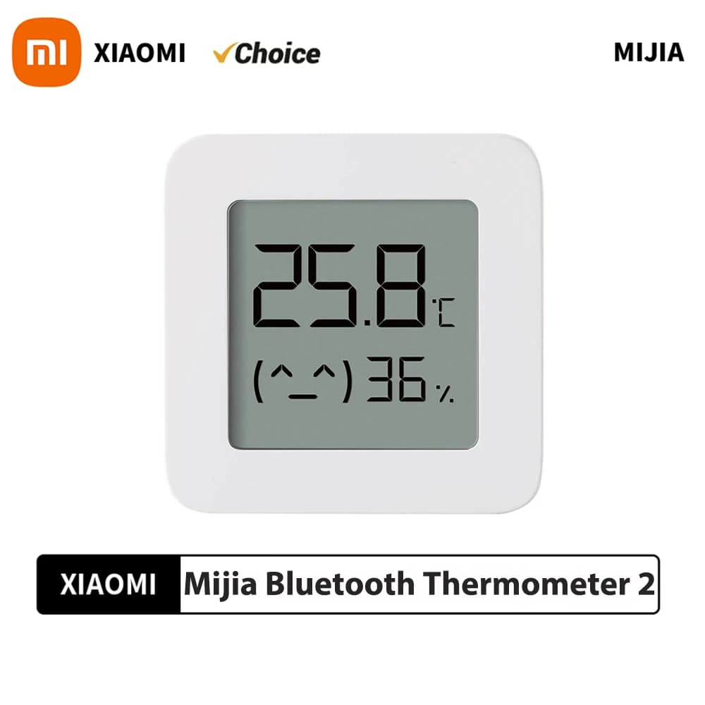 XIAOMI Thermometer 2 Mijia Electric Bluetooth Wireless Intelligent Igrometer Thermometer Temperature Detection Mijia Home APP