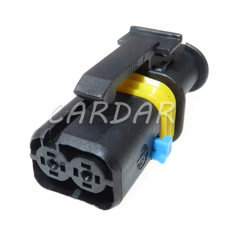 Set di 2 connettori a 2 pin 18286000002 per relè automobilistico, presa motore EFI, connettore elettrico sigillato per auto