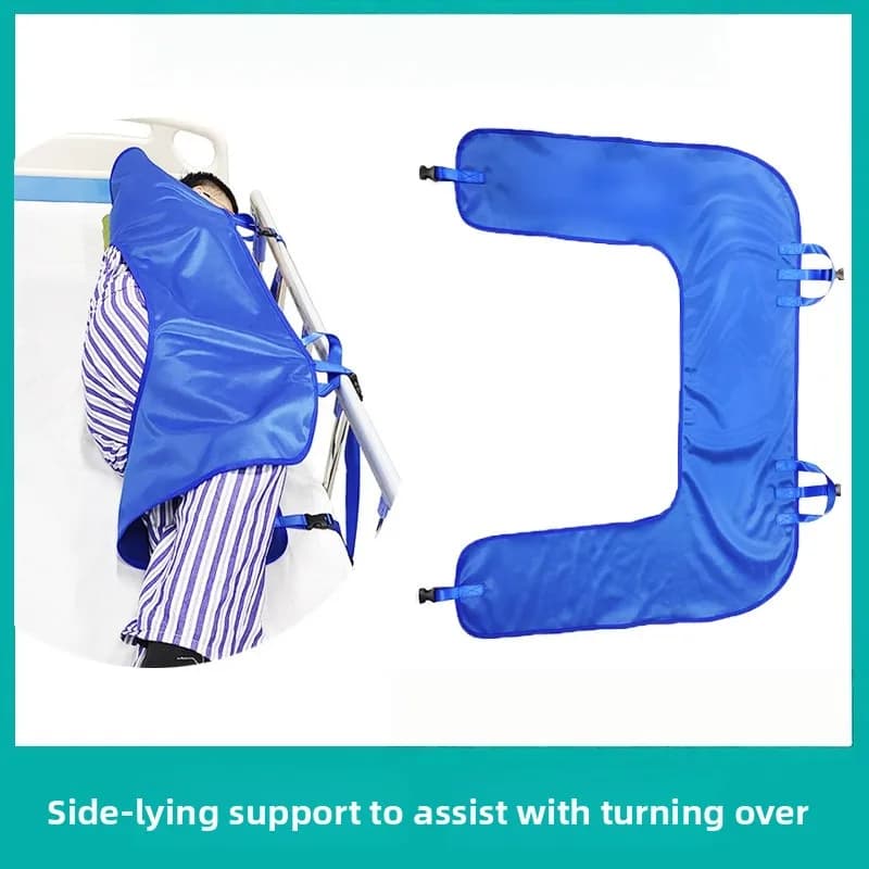 Bedridden Elderly Nursing Transfer Pad O Type Turning Assist Belt Paralysis Patient Mobility Support Gear
