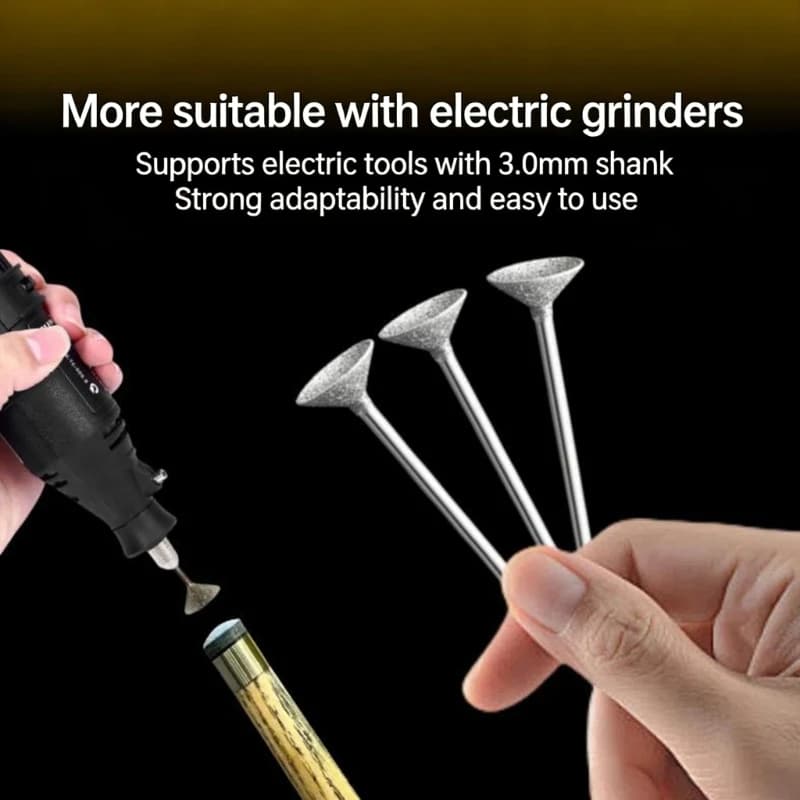 3pack Compacts Pool Cue Tip Reshaping Tool Snooker Pool Cue Tip Shaper