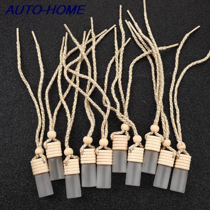Flacone di profumo per Auto da 5ml per oli essenziali deodorante per ambienti ornamento per Auto ciondolo per profumo per Auto accessori per Auto caldi 10 pz/lotto