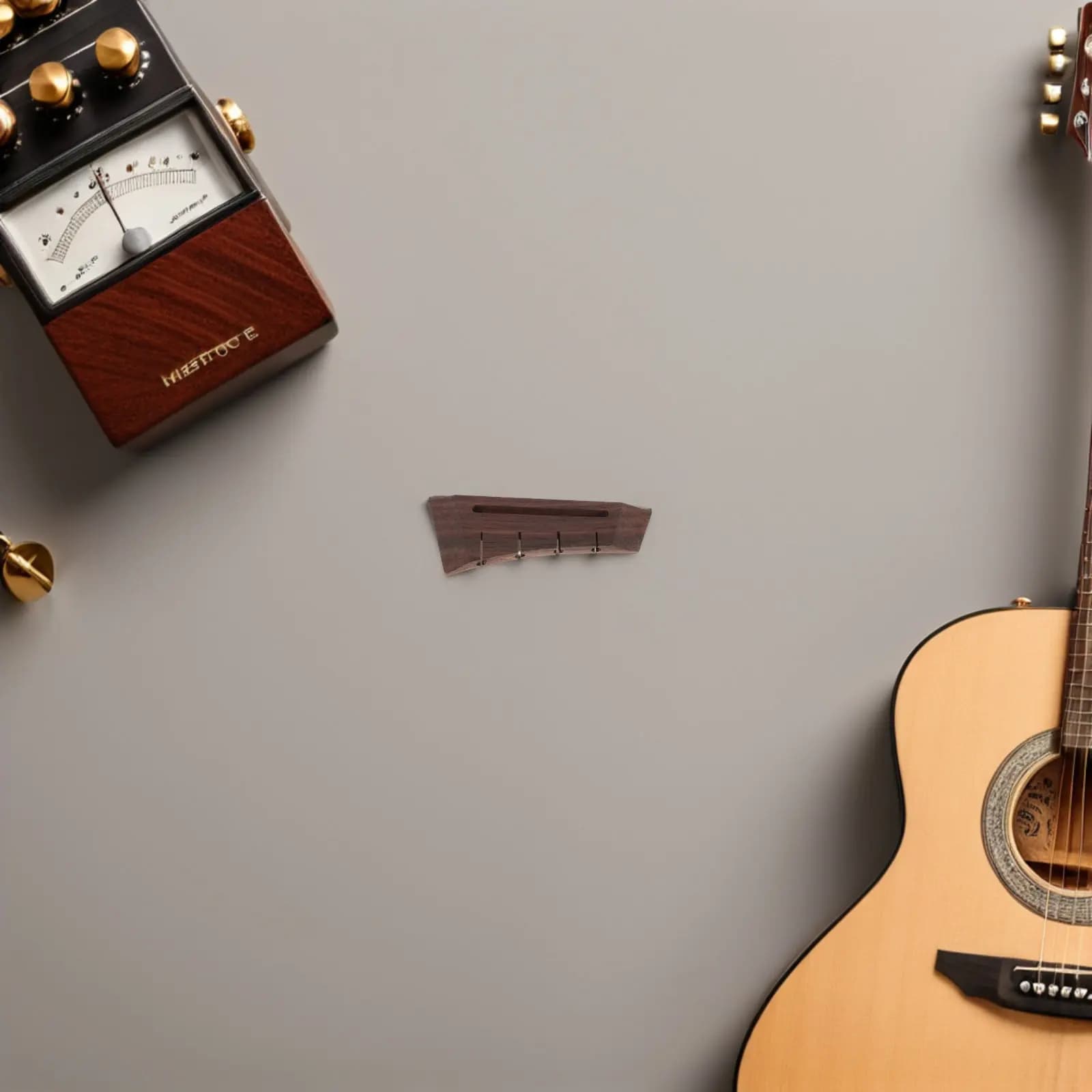 Set di 3 Ponti per Ukulele in Legno Curvato, Parti di Ricambio per Chitarra Acustica, Facile Installazione per Ukulele a 4 Corde, Pratica sul Palco