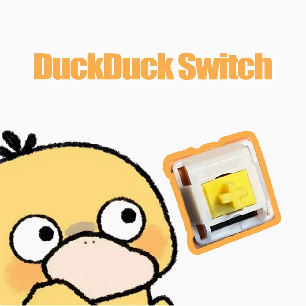 Keebox Duckduck Switch 3.5 4.0 Factory Lubed 5 Pin Linear Sunset Gleam interruttori meccanici per tastiera interruttore HMX ducky fai da te