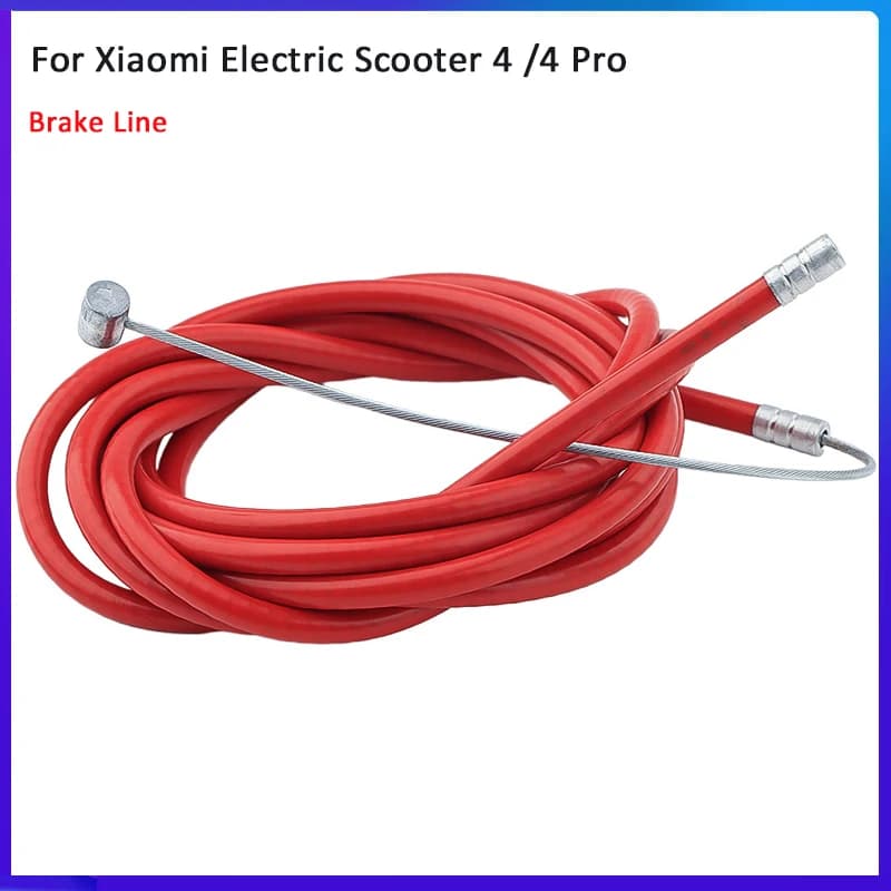 Scooter elettrico Cavo di linea del cavo del freno per Xiaomi 4/4 Pro Mi4 E-Scooter Kickscooter Ciclismo Tubo rosso Parte di ricambio Accessorio