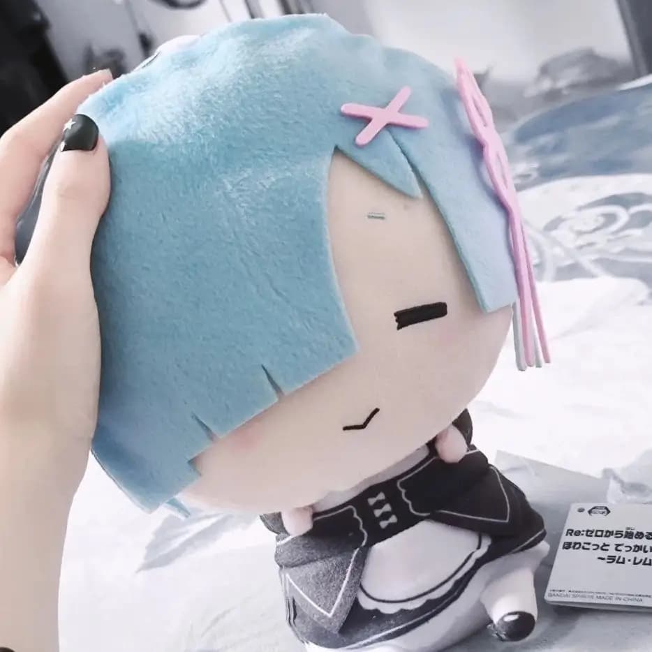 New Kawaii Re:Life in a different world from zero Rem Cotton 15cm Backpack Accessories Cartoon Creative Design Christmas Gift