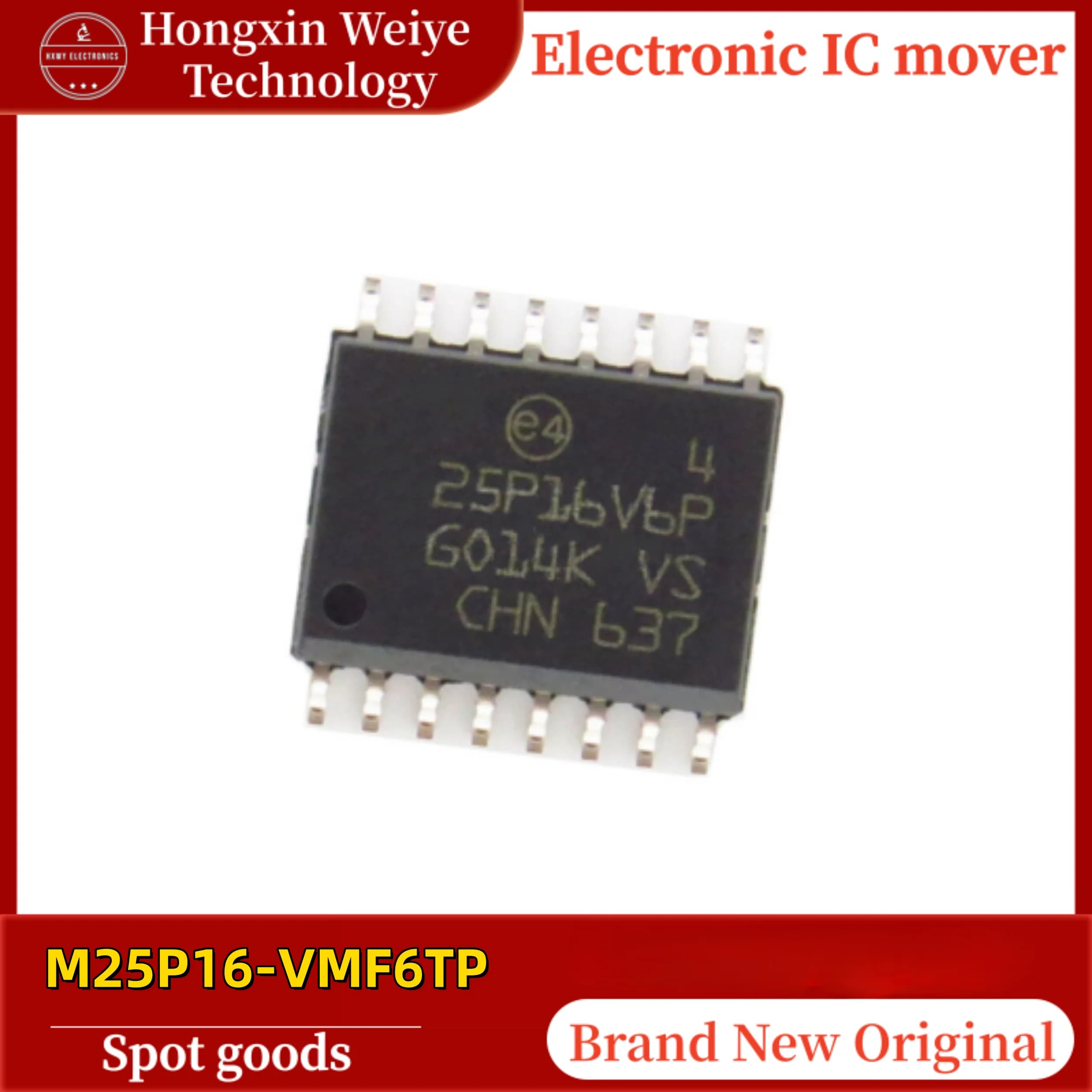 2/10 PCS M25P16-VMF6TP 25P16VP SOIC-8 2.7V~3.6V 75MHz 16Mbit Flash Memory IC Nuovo di zecca in magazzino