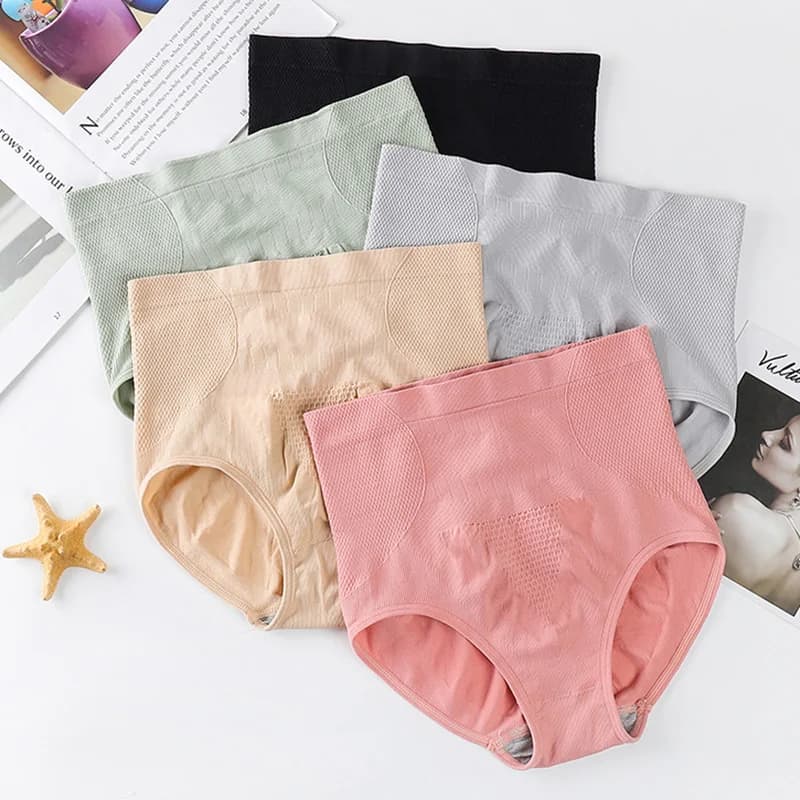 1 piece pack! Lady's underwear! Comfortable breathable body ladies high waist belly lift briefs briefs women