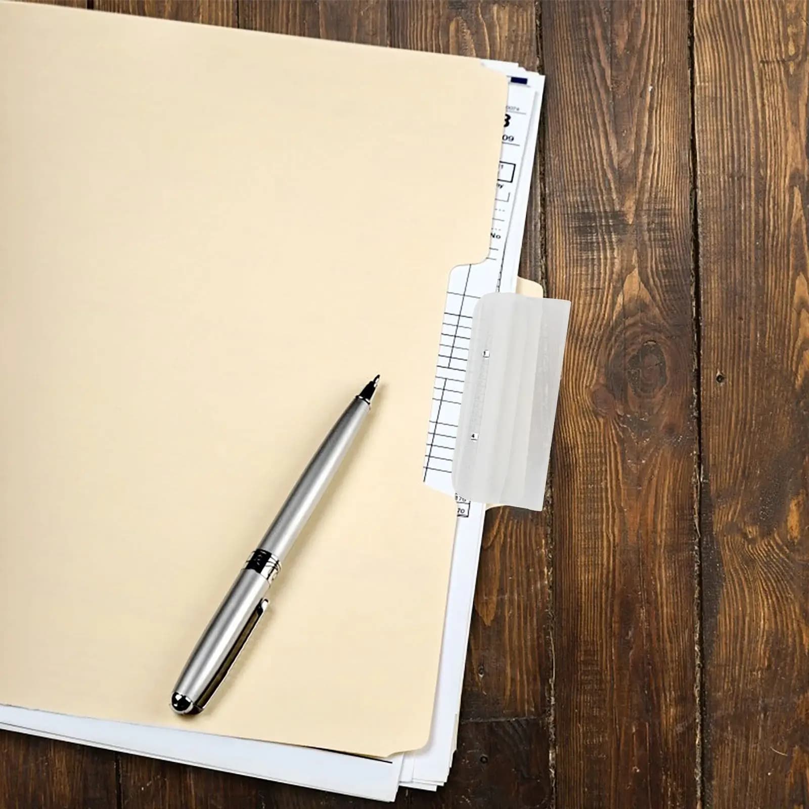 10 etichette in plastica per cartelle sospese, etichette per cartelle spesse e scrivibili, etichette per l'identificazione dei documenti per scuola, ufficio, casa