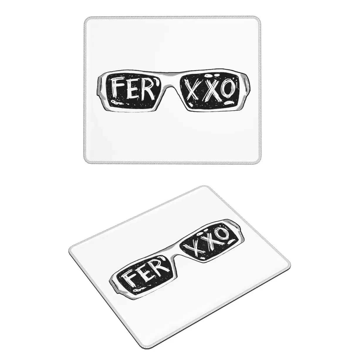 Ferxxo Glasses - Feid Logo Classic Sticker Mouse Pad Tappetino per tastiera e mouse per computer Tappetino per laptop da gioco Tappetini da scrivania per ufficio