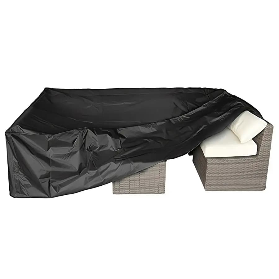 Cover for garden furniture set, outdoor sofa cover, table set cover and outdoor chairs, water resistant, 110 inches long x 83 inches wide