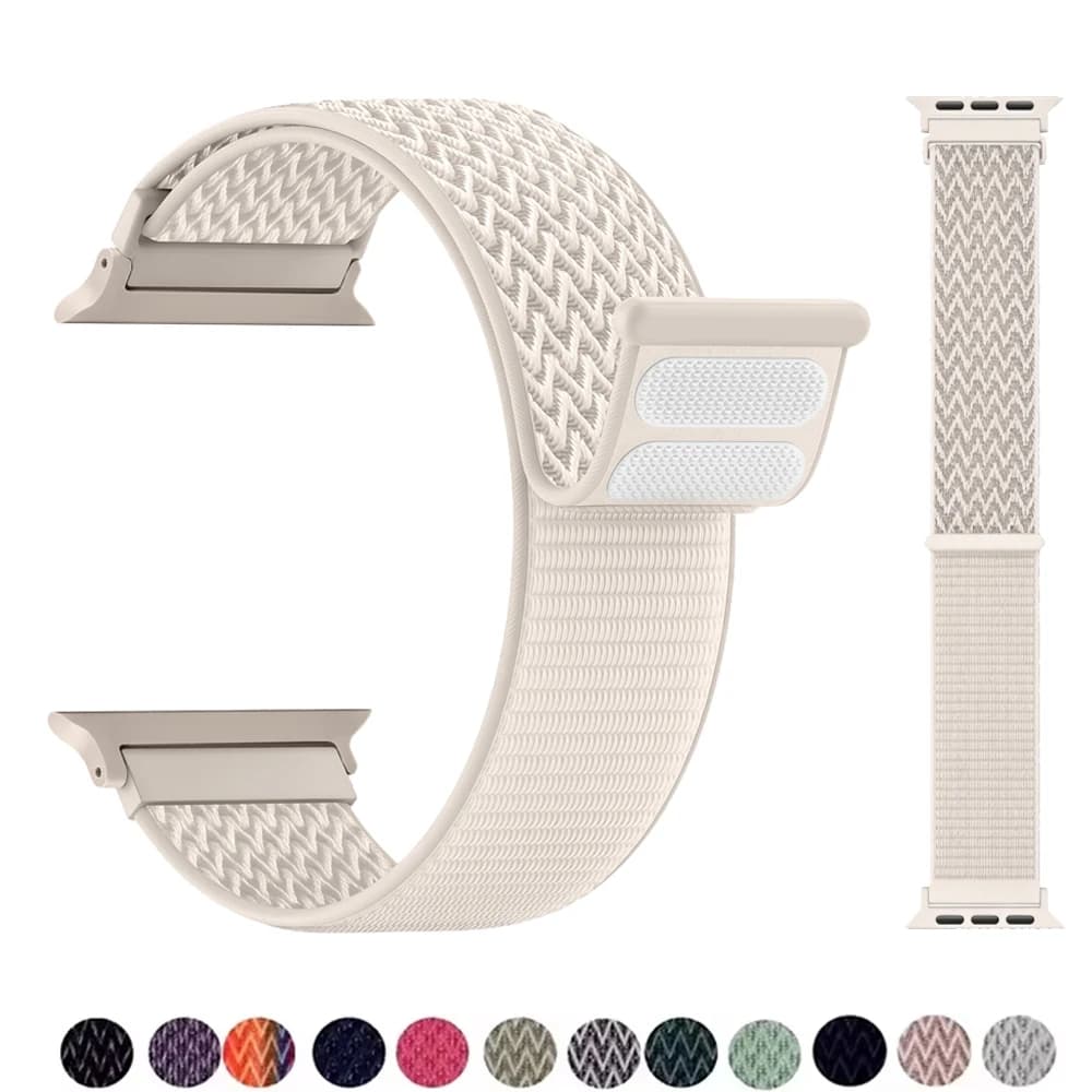 Bracelet For Apple watch Bands 46mm 44mm 45mm 40mm 42mm 49mm Sport Nylon Loop Correa iwatch Series 11 10 9 8 7 SE ultra 3 Strap