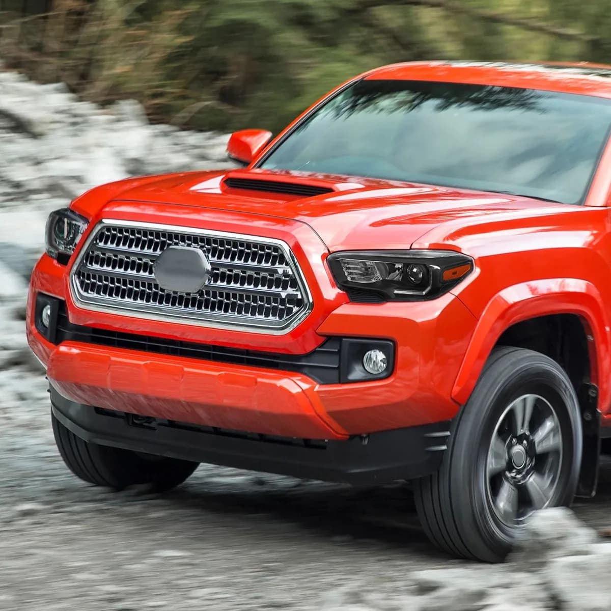 Fari Proiettori Neri Compatibili con Toyota Tacoma 2016-2023, Luci a LED con Striscia Luminosa LH+H