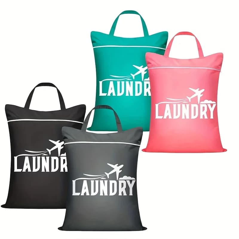 Borsa Organizer da Viaggio Grande, Sacca Porta Abiti, Borsa per Bucato con Manici - Resistente, per Vestiti Sporchi, Costumi da Bagno e Attrezzatura da Palestra
