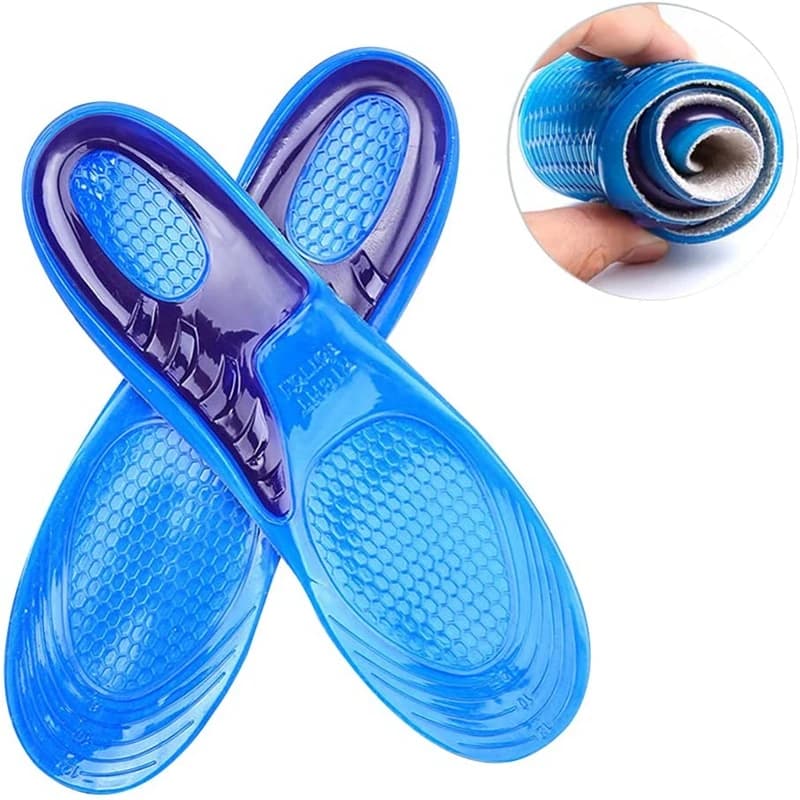 1 paio solette in silicone per scarpe plantare inserti per scarpe morbidi modello antiscivolo sportivo per uomo donna suola per scarpe