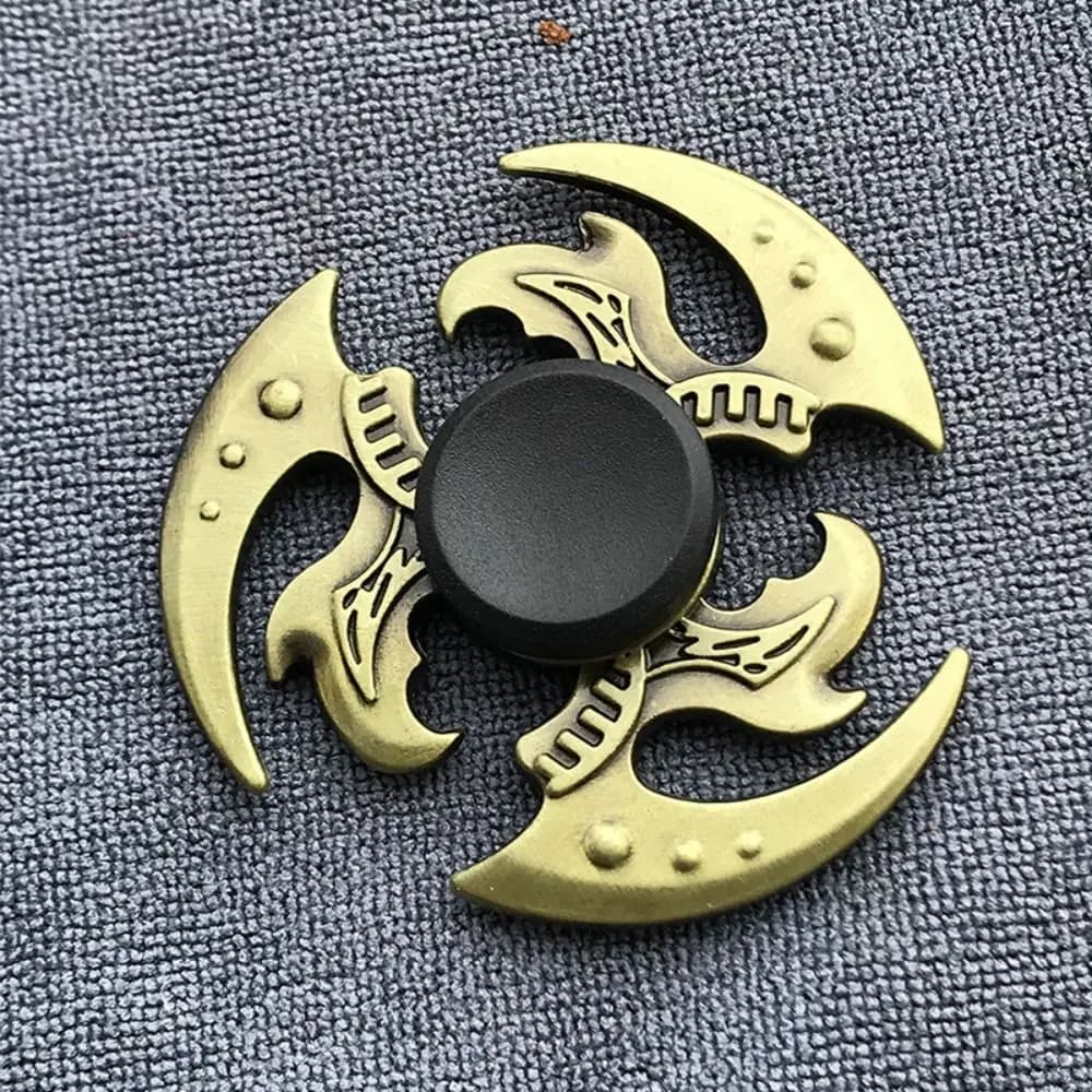 Puzzle Ottone Colore Dito Spinner Metallo In Lega di Zinco Fidget Spinner Divertenti TDAH Ansia Mano Spinning Giocattoli