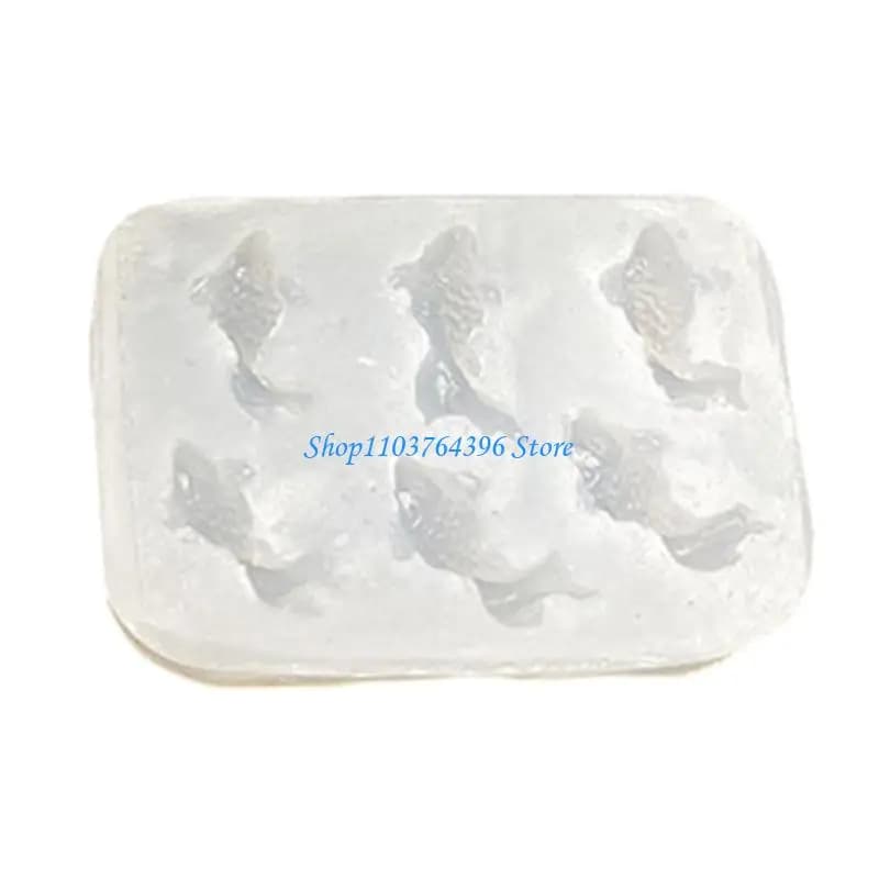 Cleorfice a forma pesce decorazione a sospensione silicone stampo per il fascino del portachiavi