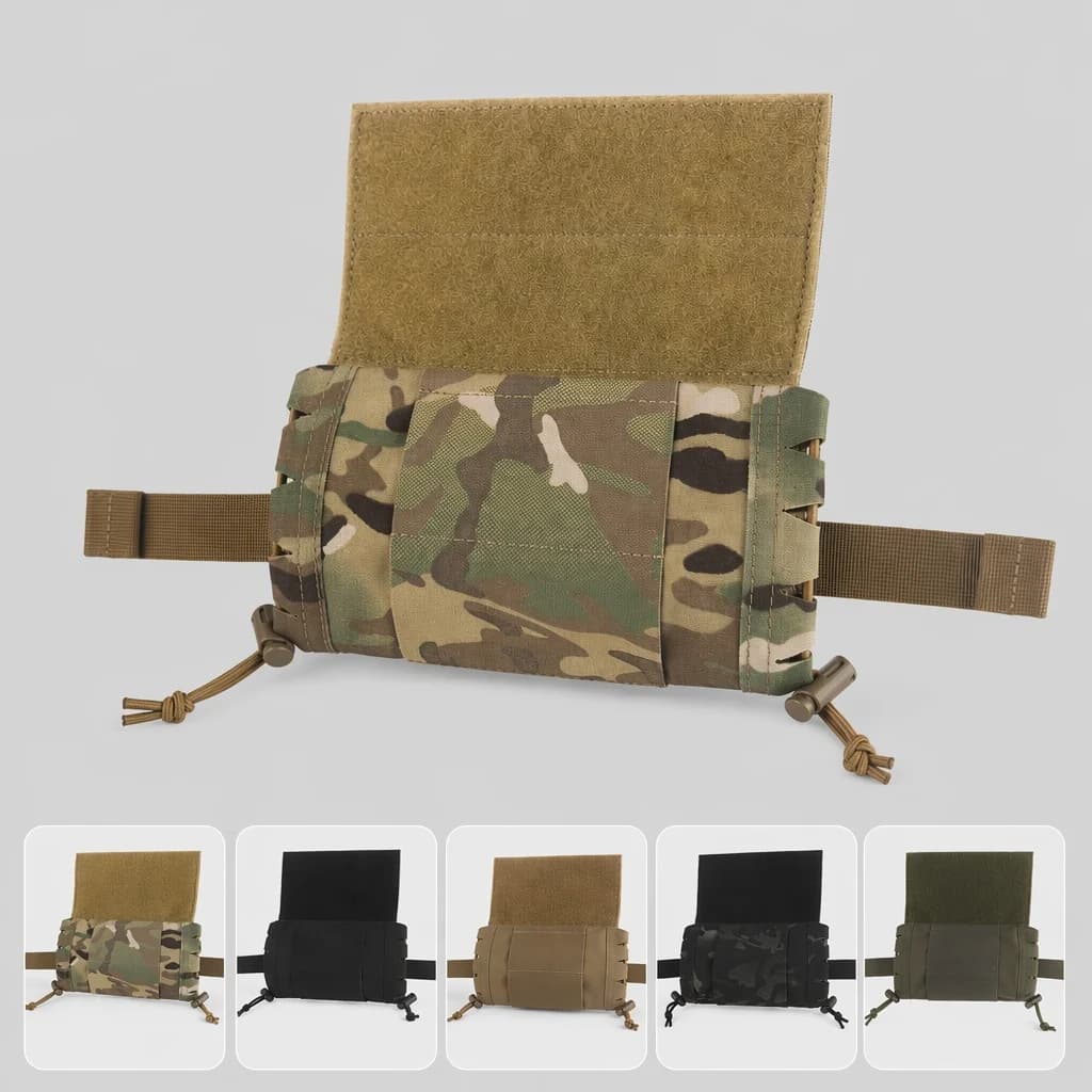 Tactical IFAK Medical Pouch MOLLE Trauma Kit Bag First Aid Drop Pouch for Plate Carrier Vest Hunting Hiking EDC Gear