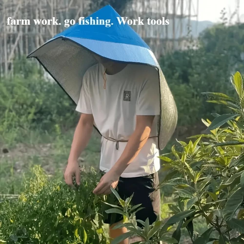 Cappello da sole a tesa larga con mantellina, protezione UV, retro in rete traspirante, copricapo multifunzionale per pesca, escursioni e giardinaggio all'aperto