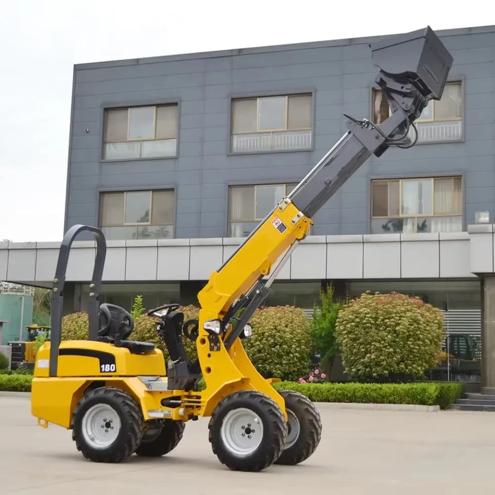 Carrello elevatore telescopico 6m, carrello elevatore compatto con ruote anteriori, attrezzatura da costruzione, venduto a prezzo di fabbrica.