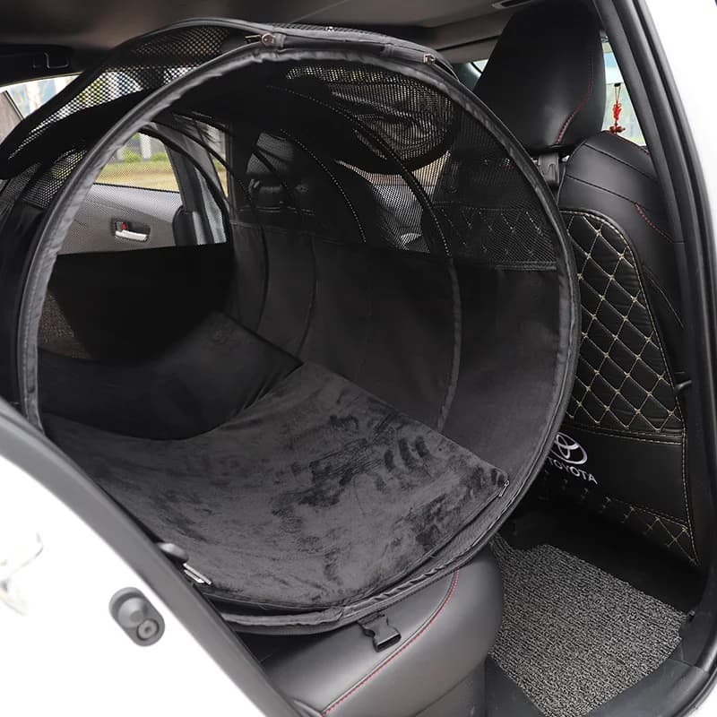 Trasportini per cani pieghevoli montati su auto Gabbia da trasporto Grandi gabbie Golden Retriever Auto da viaggio Traspirante Gabbia per gatti Tappetino Forniture per animali domestici