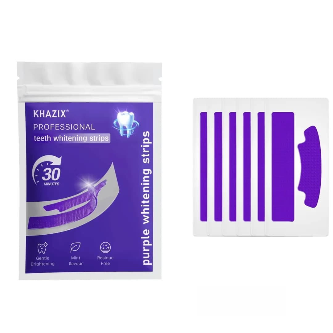 3 pairs Teeth Whitening Strips for Whiter-Looking Smile, Flexible Tooth Strips Easy to Apply for Daily Cosmetic Care