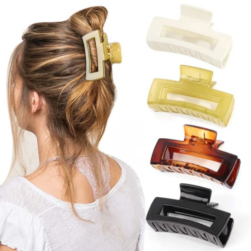 Coreano donne ragazze acrilico capelli artigli fermagli per capelli copricapo forcine di grandi dimensioni granchio Barrette moda ornamento accessori per capelli