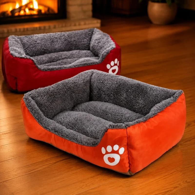 Soft Plush Cushion Bed for Small Cats and Dogs, Comfortable Sleep Pad for Puppies and Mini Breeds