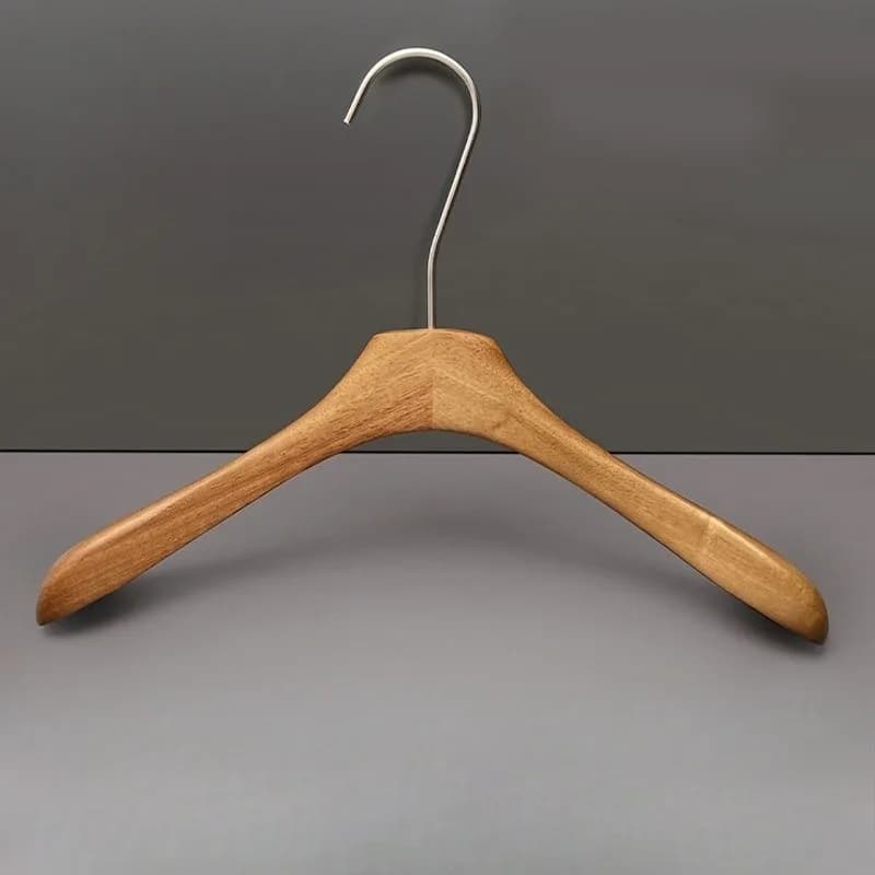 Negozio di abbigliamento Appendiabiti speciale Nuova vernice in legno massello Spessa antiscivolo antitraccia Clip per pantaloni Appendiabiti