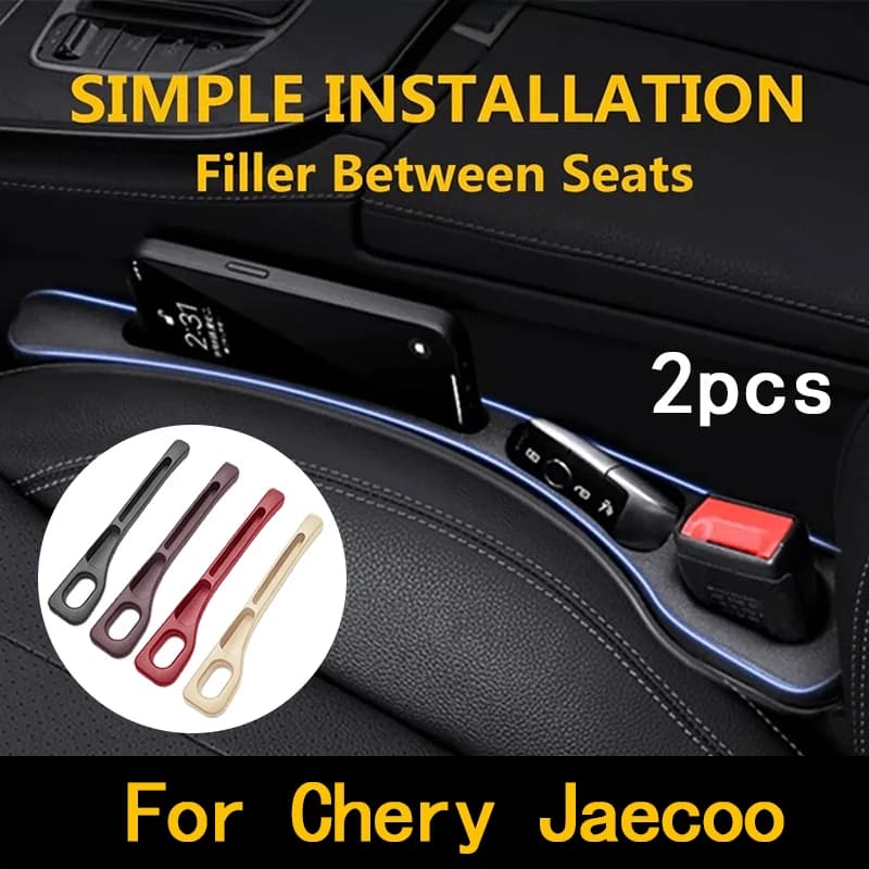 Riempitore per seggiolino auto tra fessure del sedile Accessori per la decorazione di interni 2 pezzi per Chery Jaecoo J7 J8 2024 2025 Interni auto