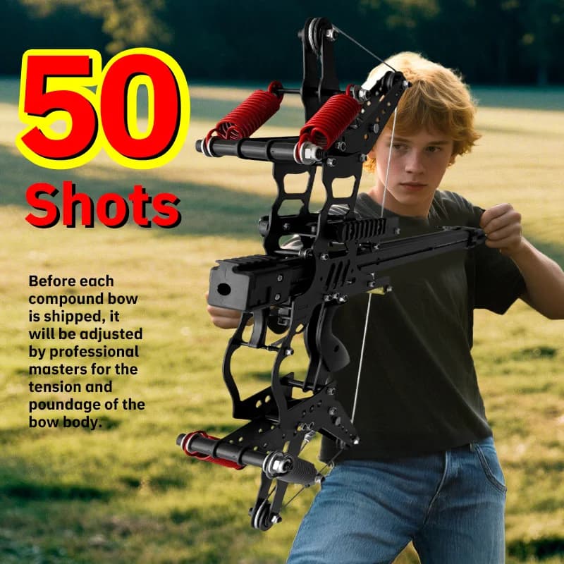 'Apocalypse Terminator' 50-Round Burst Bow, An Advanced Hunting Bow With Adjustable Weight, Suitable For Hunting Experts