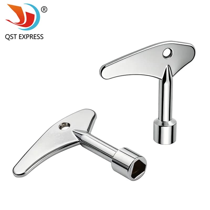 Delta Switch Key Wrench With Accessories Universal Triangle Train Electrical Cupboard Box Elevator Cabinet Alloy