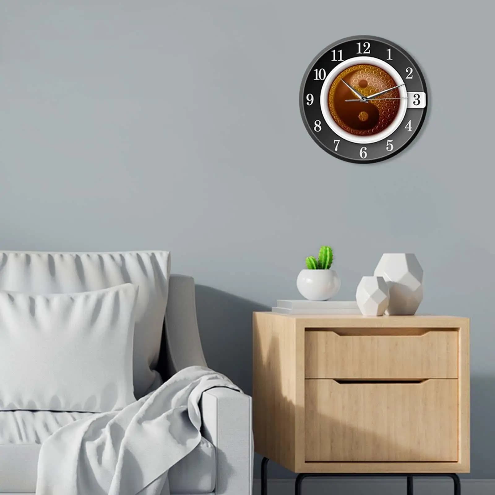30 cm silent watch without ticking for dining room and living room