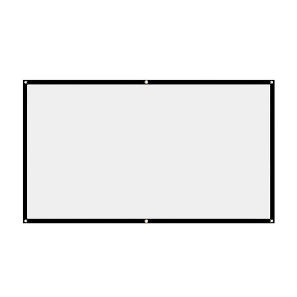 Tenda per proiettore per ufficio domestico 16:9 Semplice KTV 60 72 84 100 120 Schermo da 150 pollici Ornamenti per la camera da letto della casa