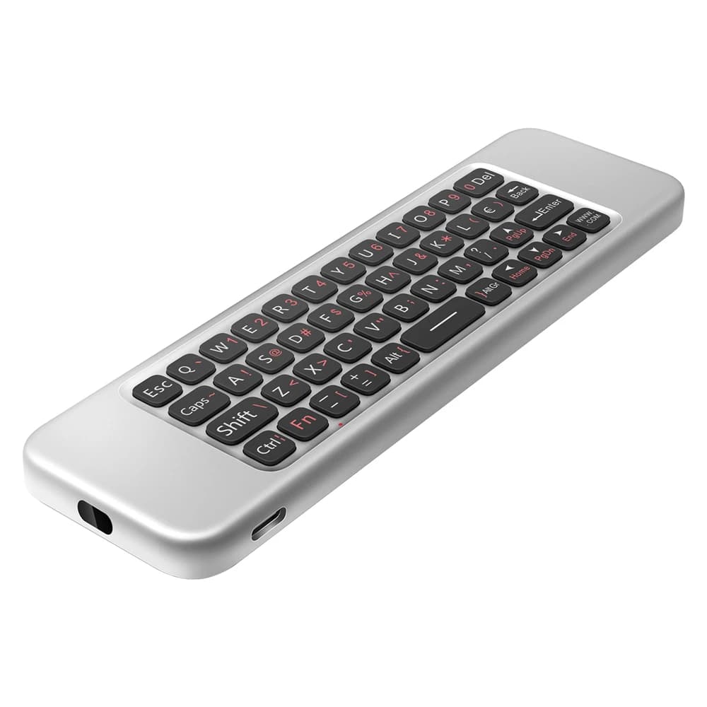 W3 2.4G Wireless Voice Air Mouse telecomando mini tastiera per Android TV BOX / Windows / Linux giroscopio remoto