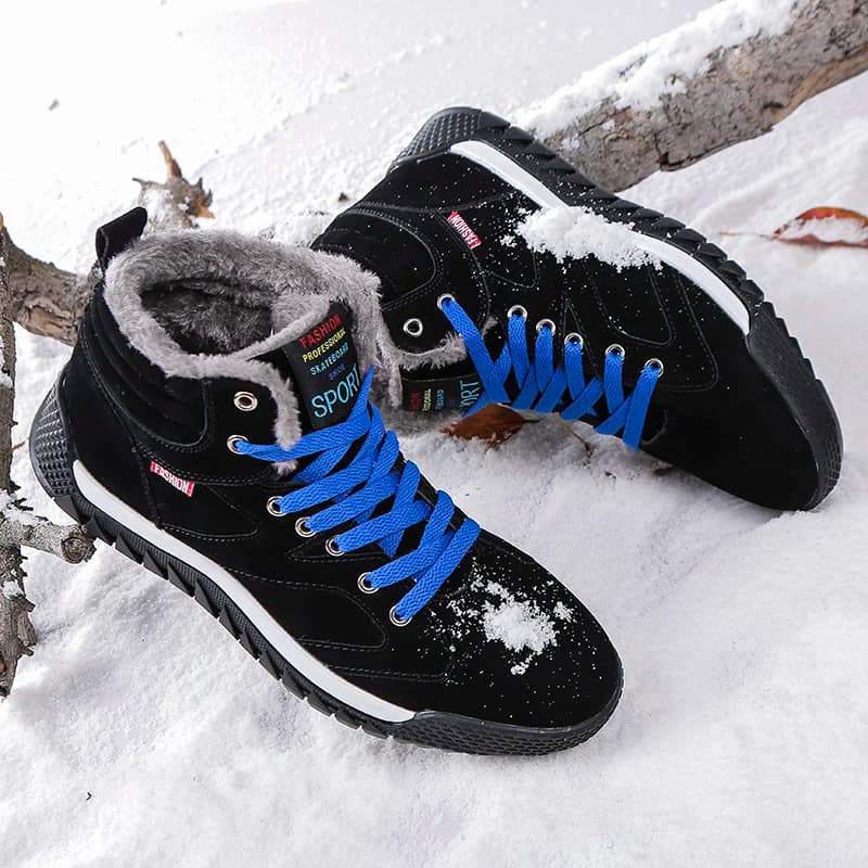 Fashionable Warm Snow Boots Versatile New Autumn Winter Men's Shoes Casual Comfortable Outdoor Minimalist Anti Slip Hiking Boots