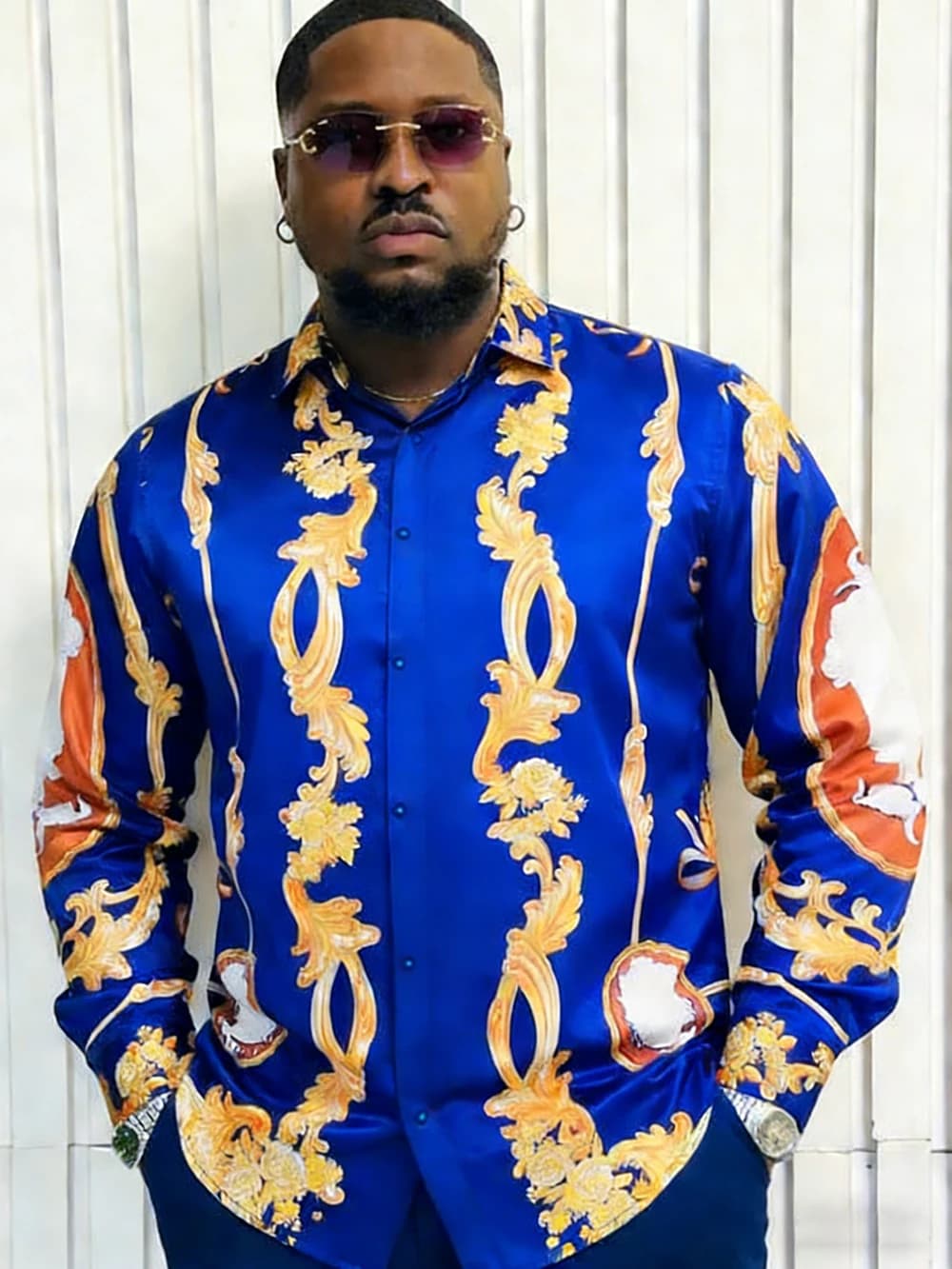 Camicia da uomo alla moda casual a maniche lunghe 2026, con stampa 3D a colori HD, motivo hawaiano, per vacanze al mare, matrimoni e occasioni sociali