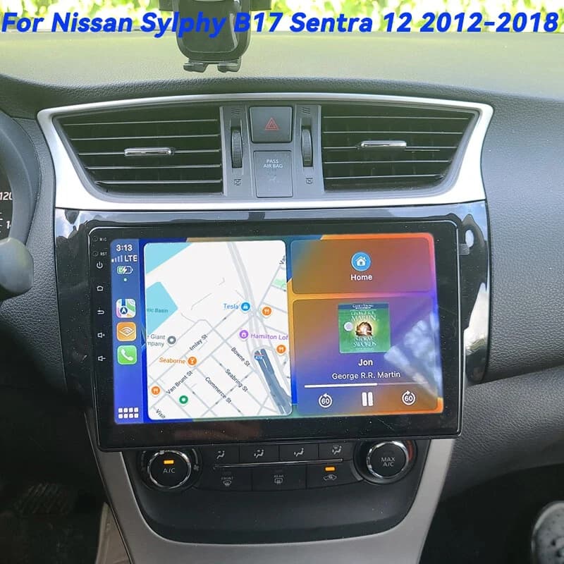 Autoradio Android 16 Carplay per Nissan Sylphy B17 Sentra 12 2012-2017 2018 Navigazione GPS Stereo Multimedia Player DSP BT